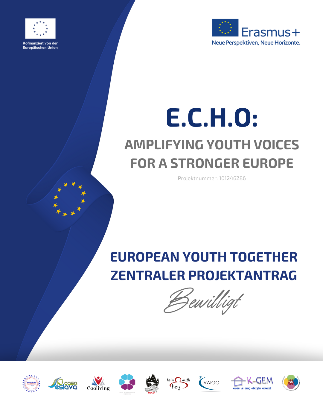 Wir übernehmen Verantwortung für die europäische Jugend: Unser E.C.H.O-Projekt wurde von der EACEA bewilligt